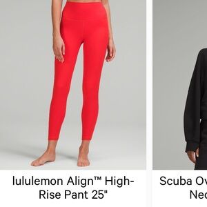 lululemon Align™ High-
Rise Pant 25"